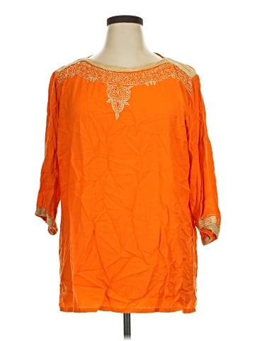 Top It Off 3/4 Sleeve Blouse (view 1)
