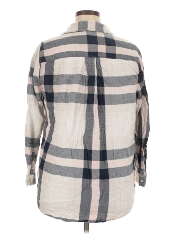 Lane Bryant 3/4 Sleeve Button-Down Shirt (view 2)