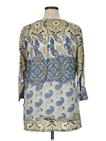 MULTIPLES 3/4 Sleeve Blouse (view 2)