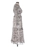 Francesca's 100% Polyester Paisley Silver Cocktail Dress Size S - photo 4