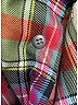 Acne Studios Plaid Green Tartan Mesh Panel Blouse Size S (estimated) - photo 8