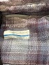 Columbia 100% Polyester Plaid Gray Long Sleeve Blouse Size M - photo 7