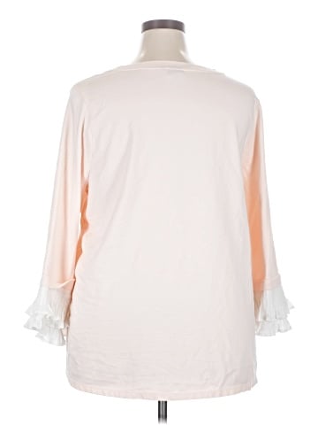 Kaari Blue 3/4 Sleeve Top (view 2)
