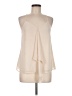 Naked Zebra 100% Polyester Ivory Sleeveless Blouse Size M - photo 1
