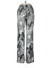 IMAN Paisley Silver Casual Pants Size M - photo 2