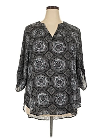 Cato 3/4 Sleeve Blouse (view 1)