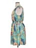 GeeGee Tropical Teal Cocktail Dress Size 1X - photo 5