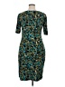 Connected Apparel Animal Print Teal Cocktail Dress Size 14 - photo 2
