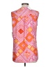 Cure 100% Polyester Pink Sleeveless Blouse Size L - photo 2