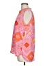 Cure 100% Polyester Pink Sleeveless Blouse Size L - photo 5