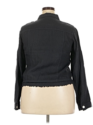 Pure Amici 3/4 Sleeve Button-Down Shirt (view 2)