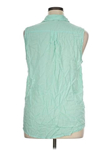 Ambiance Apparel Sleeveless Button-Down Shirt (view 2)