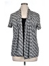 Notations Gray Short Sleeve Top Size XL - photo 1