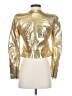 Nanette Lepore Metallic Gold Jacket Size 2 - photo 2