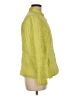 Patchington 100% Silk Solid Green Raincoat Size M - photo 4