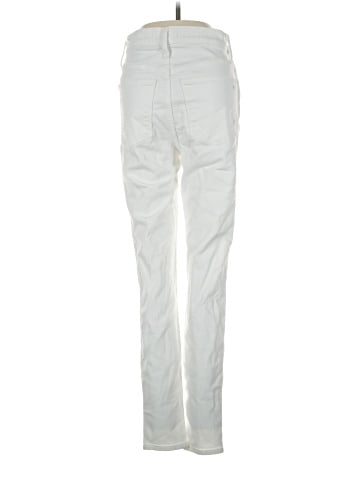 Madewell 10" High-Rise Skinny Jeans in Pure White (view 2)