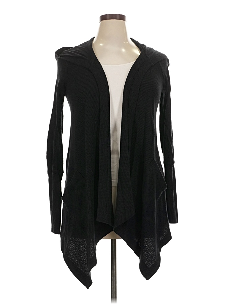 Pre-owned Splendid Cardigan Sweater In Black