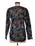 Nally & Millie Animal Print Black Blue Pullover Sweater Size M - photo 2