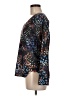 Nally & Millie Animal Print Black Blue Pullover Sweater Size M - photo 5