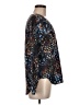 Nally & Millie Animal Print Black Blue Pullover Sweater Size M - photo 4