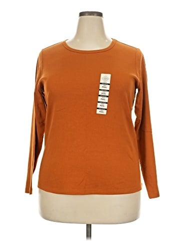 St. John's Bay Long Sleeve T-Shirt (view 1)