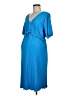 Isabel Maternity 100% Polyester Blue Casual Dress Size M - photo 1