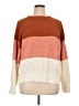 Steve Madden 100% Polyester Color Block Orange Pullover Sweater Size XL - photo 1
