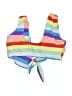 Judith March Stripes Multi Color Purple Swimsuit Top Size S - photo 2