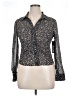 Blush 100% Polyester Silver Long Sleeve Polo Size 1X - photo 1