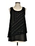 Neiman Marcus 100% Polyester Black Sleeveless Blouse Size XS - photo 1
