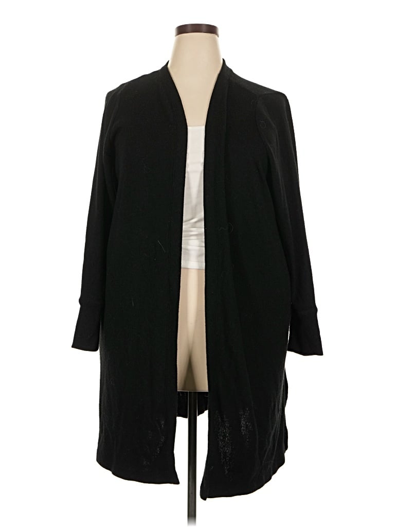Pre-owned Lane Bryant Cardigan Sweater In Black