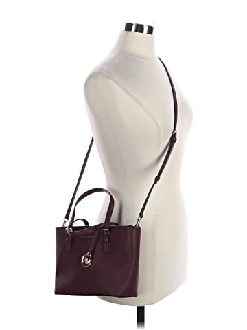 MICHAEL Michael Kors Leather Satchel (view 2)
