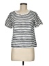 Green Envelope Stripes Ivory Short Sleeve T-Shirt Size M - photo 1