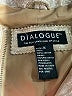 Dialogue 100% Leather Metallic Gold Leather Jacket Size 1X - photo 6