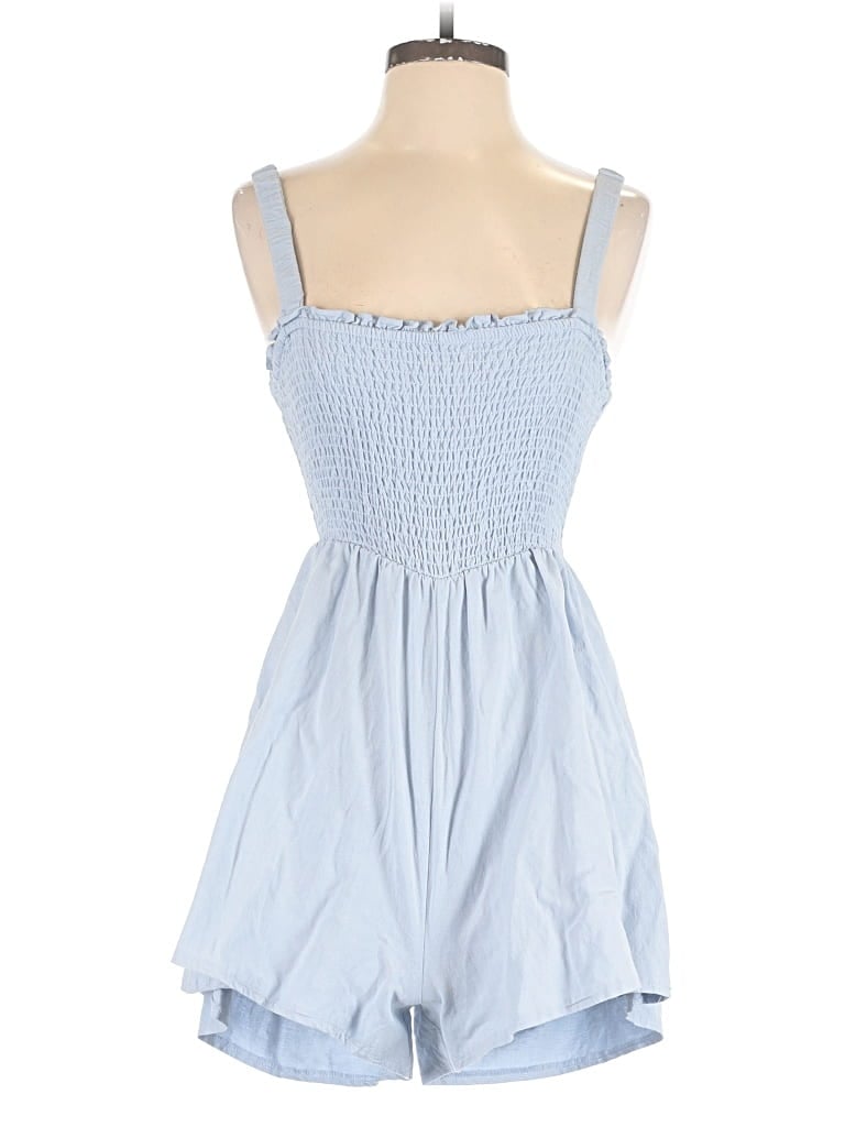Pre-owned La Hearts Romper In Blue