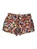Jessica Simpson 100% Polyester Print Black Shorts Size 2X - photo 2
