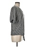 Gyft Gray Short Sleeve Blouse Size M - photo 4