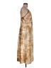 August Silk Animal Print Tan Cocktail Dress Size M - photo 4