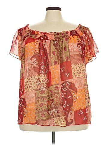 Pure Energy Short Sleeve Blouse (view 1)