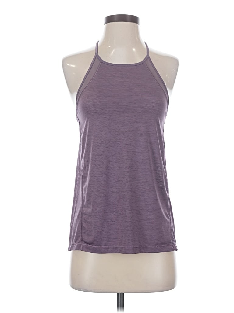 Pre-owned Unbranded Tank Top Purple Halter Neckline Tops