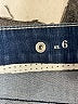 White House Black Market Chevron-herringbone Blue Jeans Size 6 - photo 9