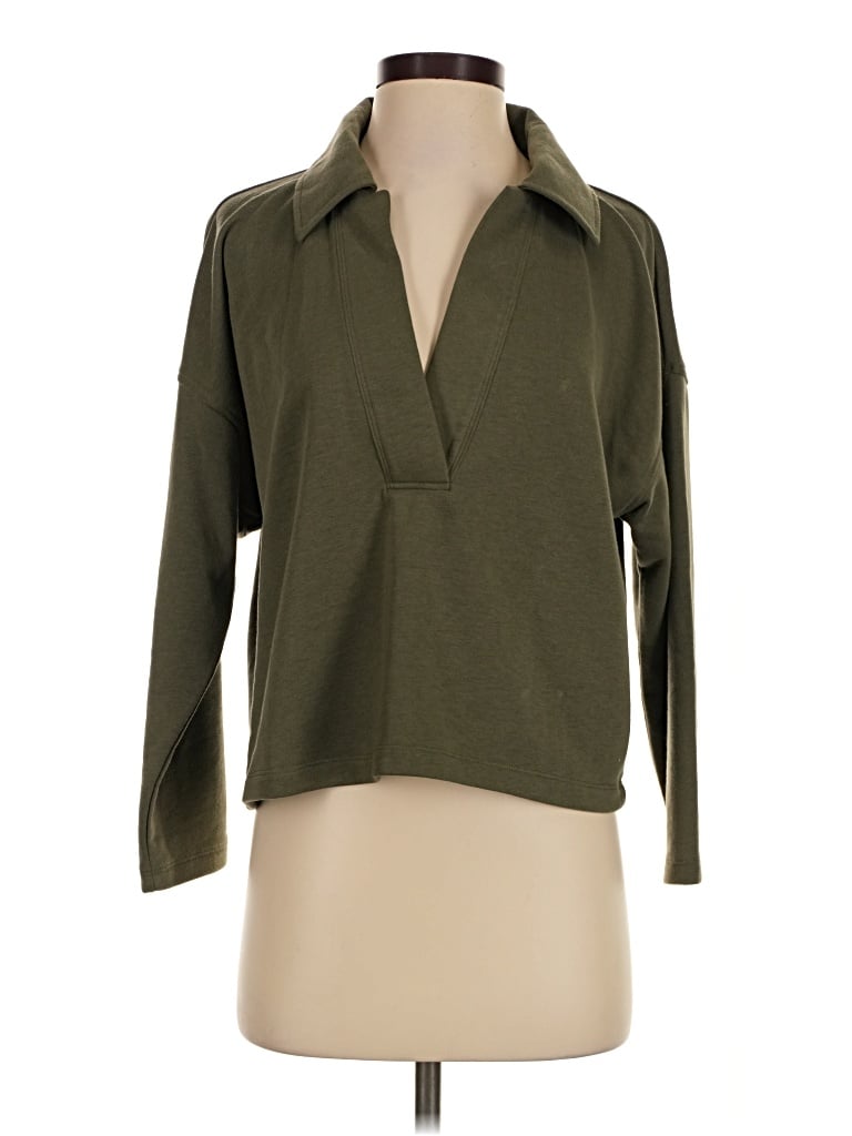 Pre-owned Banana Republic Factory Store Cardigan Sweater In Green