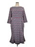 Boden Chevron-herringbone Blue Casual Dress Size 18L - photo 1