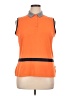 Lady Hagen Orange Sleeveless Blouse Size XL - photo 1