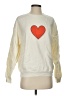Kule Hearts White Sweatshirt Size S - photo 1