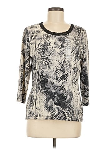 Laura Ashley 3/4 Sleeve Top (view 1)