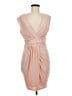 Venus Solid Pink Cocktail Dress Size M - photo 1