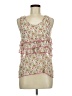 2 Hearts 100% Polyester Pink Sleeveless Blouse Size M - photo 1