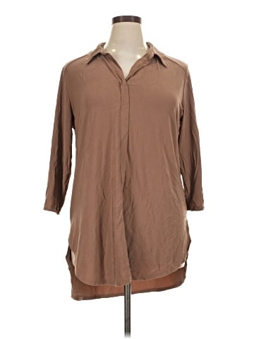 Women With Control 3/4 Sleeve Blouse (view 1)