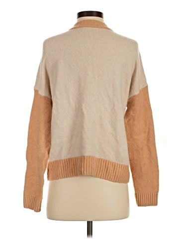 Madewell Colorblock Colburne Cardigan Sweater in Coziest Textured Yarn (view 2)